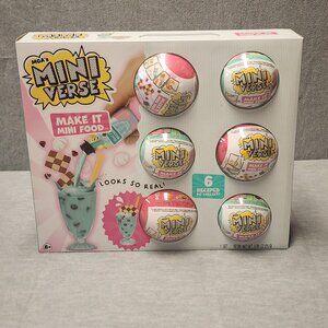 Brand New MGA's Miniverse Café & Diner Food 6 pack Cafe Series 1